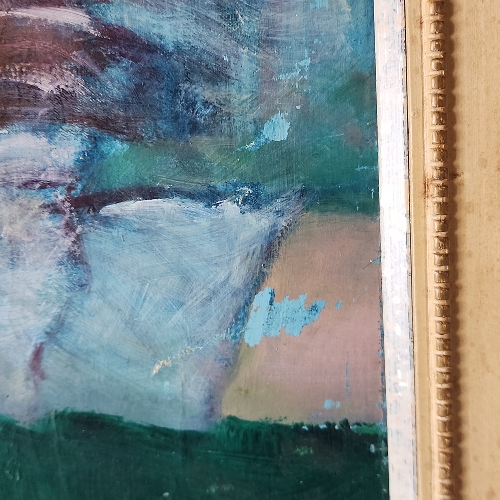 Antique Painting on a board. - Picture 3 of 8